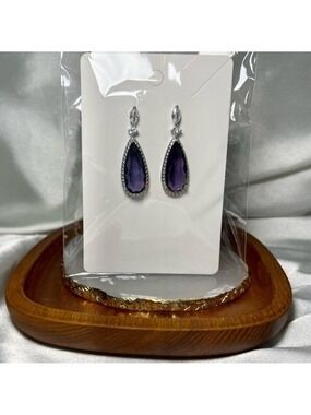 Purple Earrings